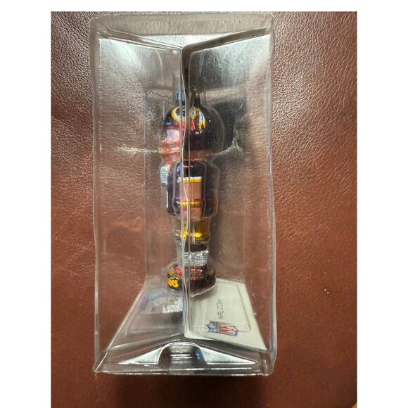 Washington Redskins Blown Glass Ornament Nutcracker NFL Licensed Rare NIB - Picture 3 of 9
